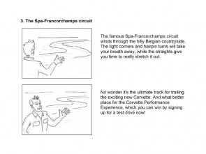 Corvette: Meet the Legend Storyboard Corvette: Meet the Legend Storyboard